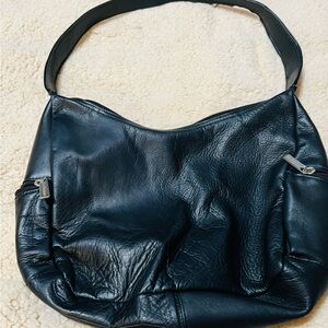 Black Leather Handbag